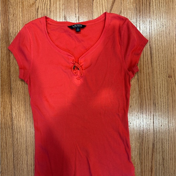 Ralph Lauren Woman Red Fitted Sleeve size small - Picture 3 of 4